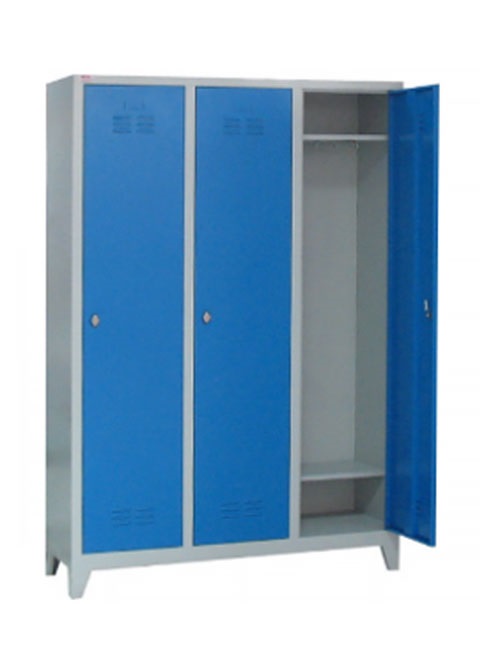 Soyunma dolabı çelik 3 kapılı