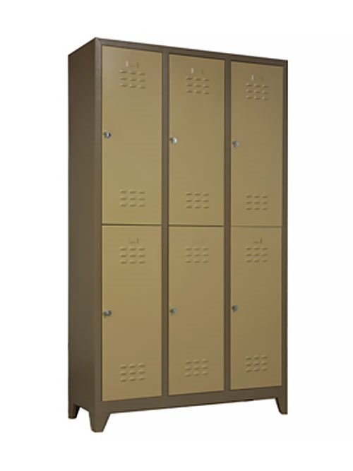 Soyunma dolabı çelik 6 kapılı