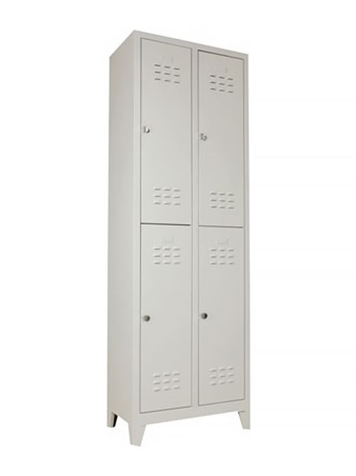 Soyunma dolabı metal 4 kapaklı (Ekonomik)