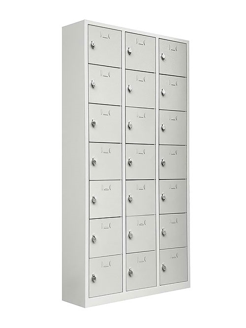 21 Gözlü emanet dolabı çelik